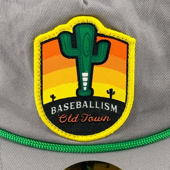 Baseballism Old Town Cactus Patch Snapback Hat One Size Gray - Picture 3 of 9